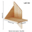 1PC Wall Mounted Cat Tree Cat Climbing Wooden Shelf Climbing Hammock Set Scratching Post and Ladder for Cats Playing&Sleeping