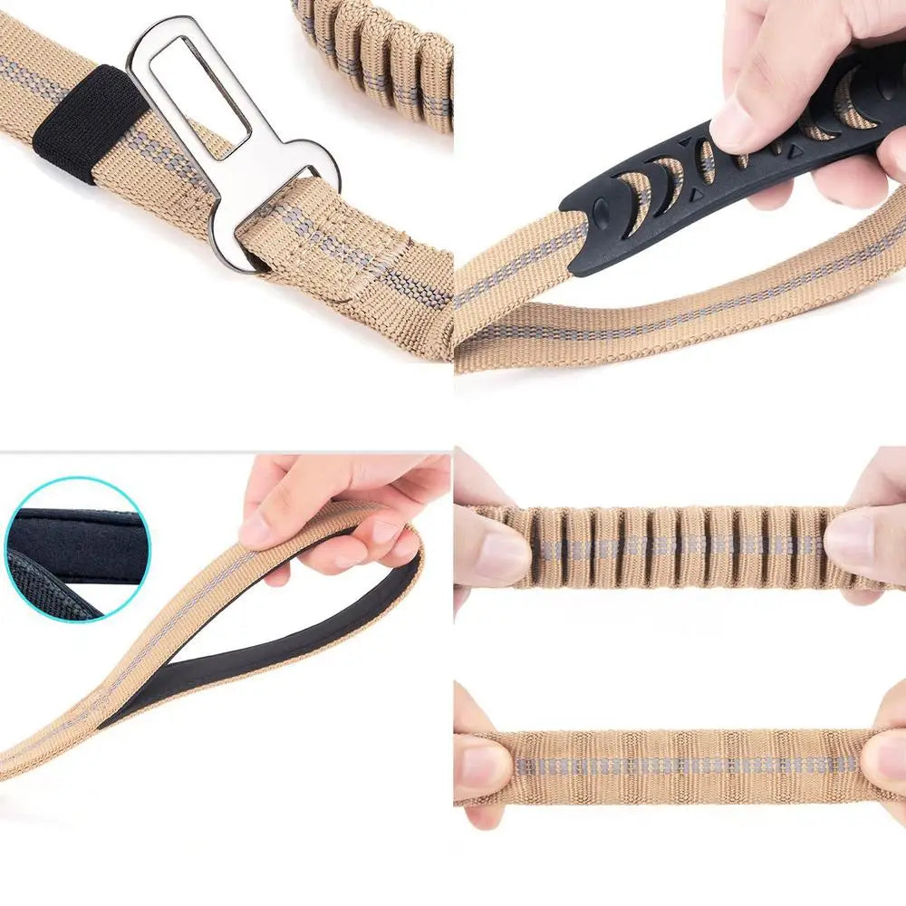 Dog Leashes For Medium Dogs 4.5 Feet Long Dog Leashes For Puppy Shock-Absorbing House For Puppy Training Reflective Bungee Dog
