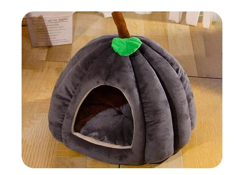 Bed for Cats Plush Beds Banana Puppy Warm Accessory Winter House Accessories Pet Basket Things Goods Houses and Habitats Dog All