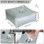 Umbrella Base Weight Water Bag Outdoor Patio Stands & Bases Large Capacity Thickened Design Silver Umbrella Stand Cantilever