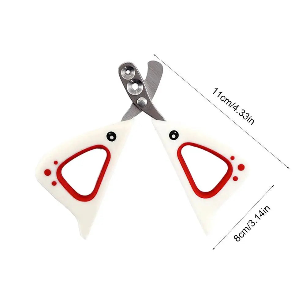 Cat Nail Trimmer Pet Nail Clippers For Small Animals Sharp & Safe Stainless-Steel Circular Cut Hole Design Grooming Tool For