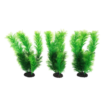 UXCELL 3/4/5/6/8/9 Pcs Artificial Aquarium Plants Grass Water Weeds Ornament Fish Tank Plant Flower Grass Decor Accessories