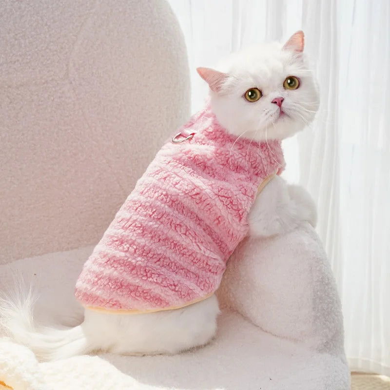 Puppy Warm Hoodies Fleece Dog Jacket Pet Letter Winter Dog Clothes Chihuahua Poodle Bichon Accessories Cat Coat Dog Pullover