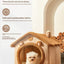 The kennel is universal in all seasons, the house type is small, the dog can be dismantled and washed, the dog house cat litter