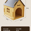 Wholesale new spot detachable wooden dog house cat house pet with window dog house chalet indoor outdoor pass