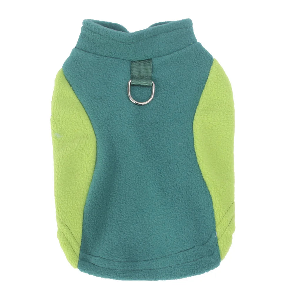 Fleece Vest Dog Sweater Warm Pullover Fleece Dog Jacket Winter Dog Clothes for Small Medium Dogs, Cold Weather Coat Pet Apparel