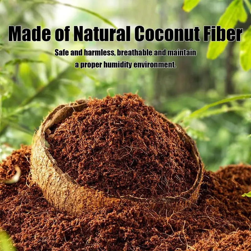 Coconut Substrate For Reptile Coconut Coir Bricks Cocofiber Substrate Reptile Bedding Natural Husk Bedding Moisturizing
