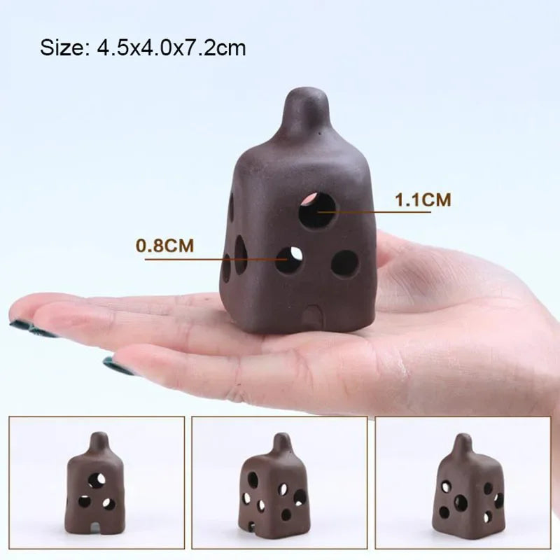 Ceramic House Fish Tank Aquarium Decoration Fish Shrimps Shelter House Pottery Scorpion House Canister Simulation Stone Ornament