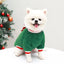 Christmas Dog Clothes Hoodie Pet Dog Sweater Flannel Antlers Scarf Winter Warm Small Dog Outfit Cat Hooded Clothing Costume Coat