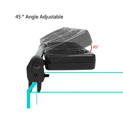 Aquarium Fish Tank Cooling Fan System Chiller Control Reduce Water Temperature 1/2/3/4 Fan Set Cooler Aquarium cooling fans