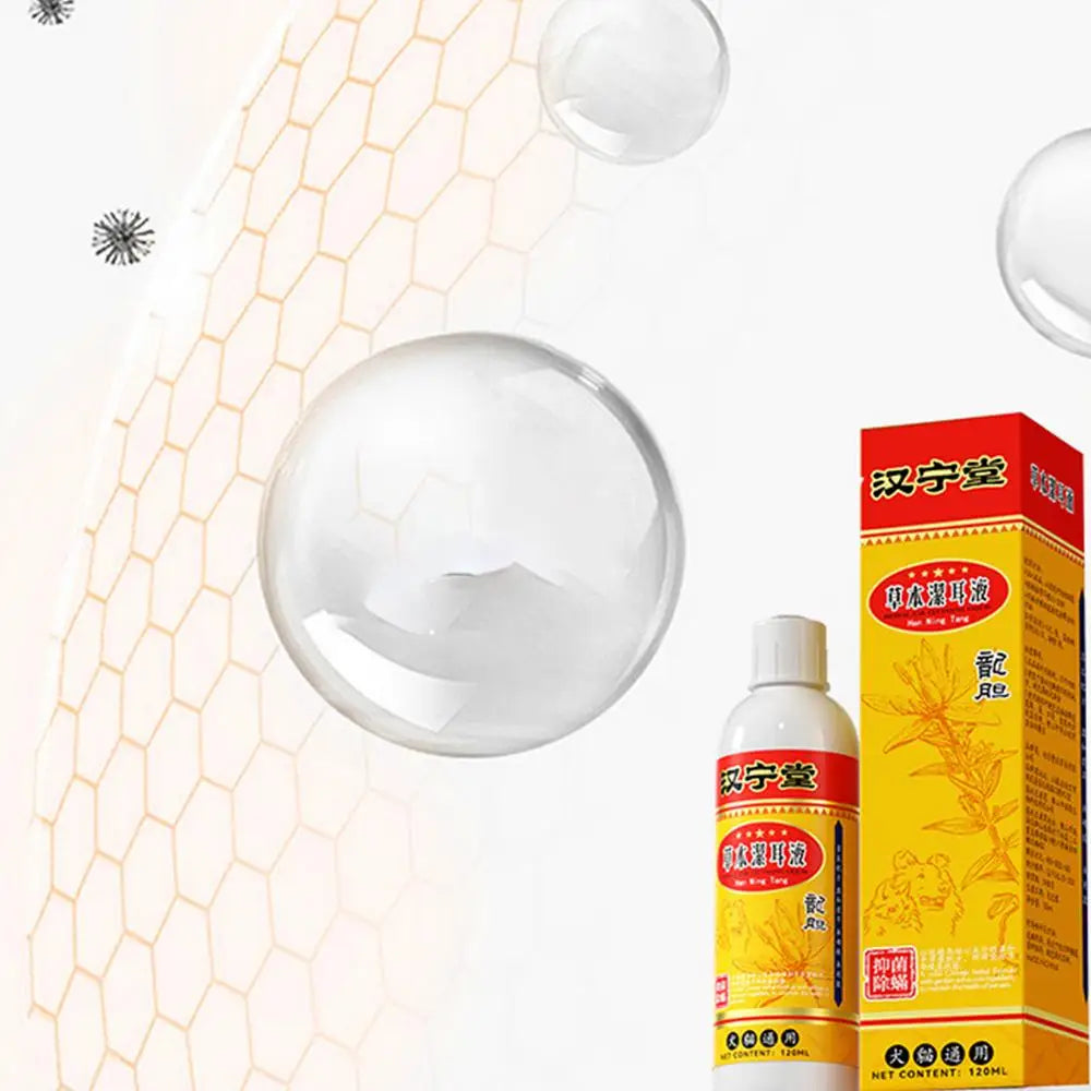 60ml Ear Cleaner For Pets Pet Ear Wash Ear Drops For Ear Cleaning Effective Pet Ear Care Products Relief Liquid With Mild