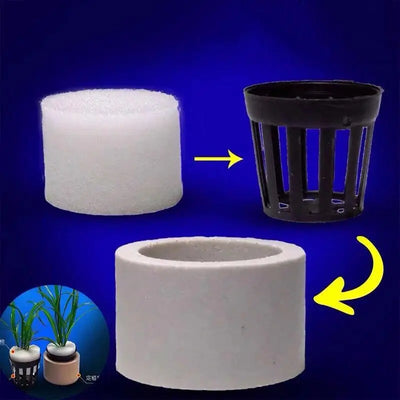 20/10pcs/set Aquatic Plants Fixed Ring Set Anti-Floating Water Plant Anchor Weights Pot Aquarium Decoration Fish Tank Landscape
