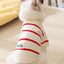 Dog Sweater for Small Dogs Luxury Dog Clothes Striped Pet Cardigan Knitted Coat Chihuahua Costume Bichon Clothing Puppy Jacket
