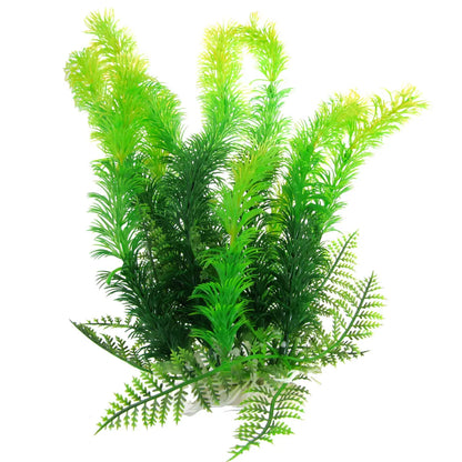 Uxcell Artificial Plants Grass Simulation Water Weeds Ornament Fish Tank Plant Flower Aquarium Grass Decoration Accessories