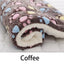 Pet Sleeping Mat Dog Bed Cat Bed Soft Hair Thickened Blanket Pad Fleece Home Washable Warm Bear Pattern Blanket Pet Supplies
