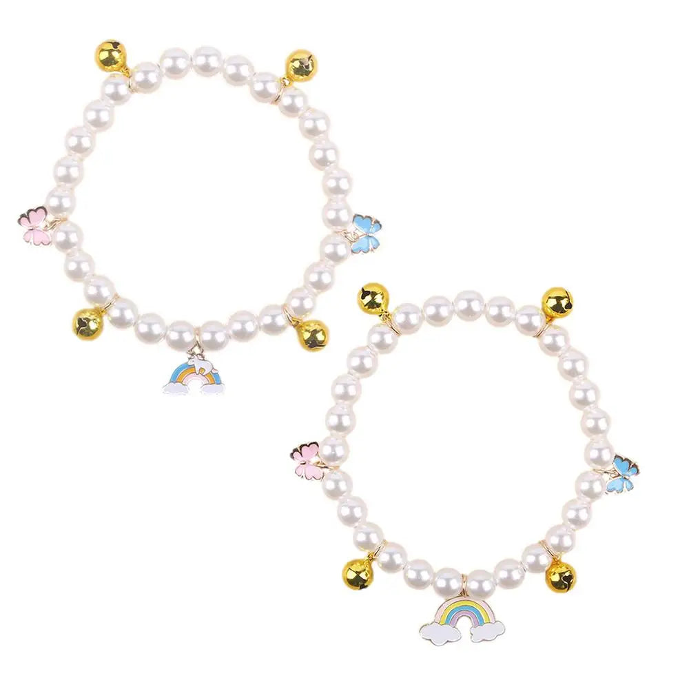 Pearl Dog Collar Pearl Collar For Dogs Pearl Cat Collar Dog Jewelry For Small Dogs Puppy Necklace Adjustable Elegant For Small