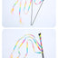 Simulation Feather Interactive Cat Toy Satin Ribbon Bell Cat Stick Toys Kitten Playing Teaser Wand Toy Cat Supplies Accessories