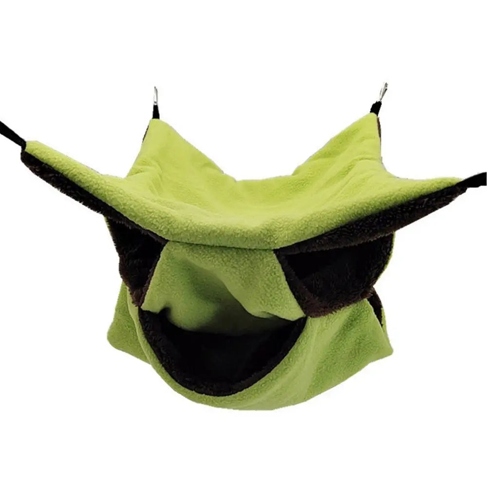 Pet Hammock 3layer Thick Plush Soft Warm Hanging Nest Sleep Bed For Small Pet Hamster Ferret Squirrel Chinchillas Pet Supplies