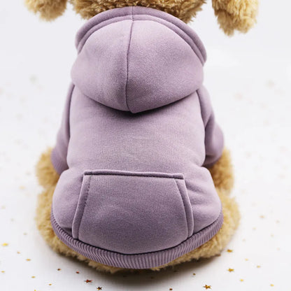 Winter Pet Doggy Clothing Leisure Small Dogs Hoodies Coat for Puppy Soft Warm Cat Dog Sweater Sweatshirt Teddy Chihuahua Clothes