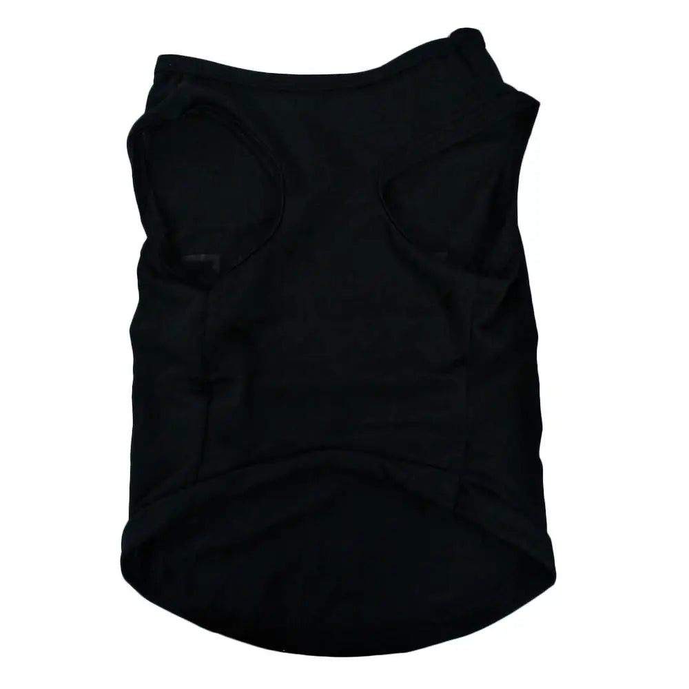 Police Suit Cosplay Dog Clothes Black Elastic Vest Puppy T-Shirt Coat Accessories Apparel Costumes Pet Clothes For Dogs Cats