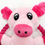 Squeaky Dog Toys for Small Medium Dogs, Pig Duck Bear Shape Puppy Teething Toy with Cotton Rope Animals Plush Interactive Toy