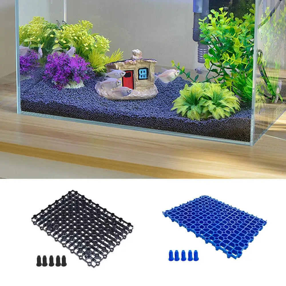 Fish Tank Bottom Filter Plate Splicing Clapboard Aquarium Bottom Filter Pad Efficient Aquarium Accessory Small Pet Supplies For