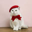 Soft Velvet Cat Collar Breakaway Puppy Kitten Collar Red Pink Bow Small Dog Collar Adjustable Safety Buckle Cat Bow Pet Supplies