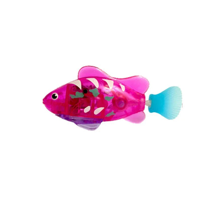 Pet Cat Toy LED Interactive Swimming Robot Fish Toy for Cat Glowing Electric Fish Toy to Stimulate Pet's Hunter Instincts