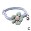 Pet Collar Cute Knitting Flower Bell Collar With Adjustable Collar Style Cartoon Cat Safety Small Dog Pet Supplies Buckle V6S4