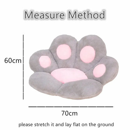 70*60cm Kawaii Cat Paw Plush Toys Cute Soft Stuffed Floor Cushion Chair Sofa Butt Pad for Home Room Decoration Office Nap Dolls