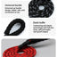Reflective Dog Leash with Padded Handle - Durable Dual Traction Rope for Strong Dogs - Boost Safety and Control