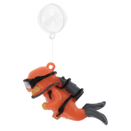 UXCELL Mini Diver Aquarium Decorations Floating Diver Aquarium Ornaments Cute Simulated Frogman Figurines Fish Tank Decor