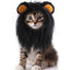 Pet Dog Halloween Costume  Cosplay Lion Headgear Dog Costumes for Small Dogs Cat Wig Hat Headdress Pet Supplies