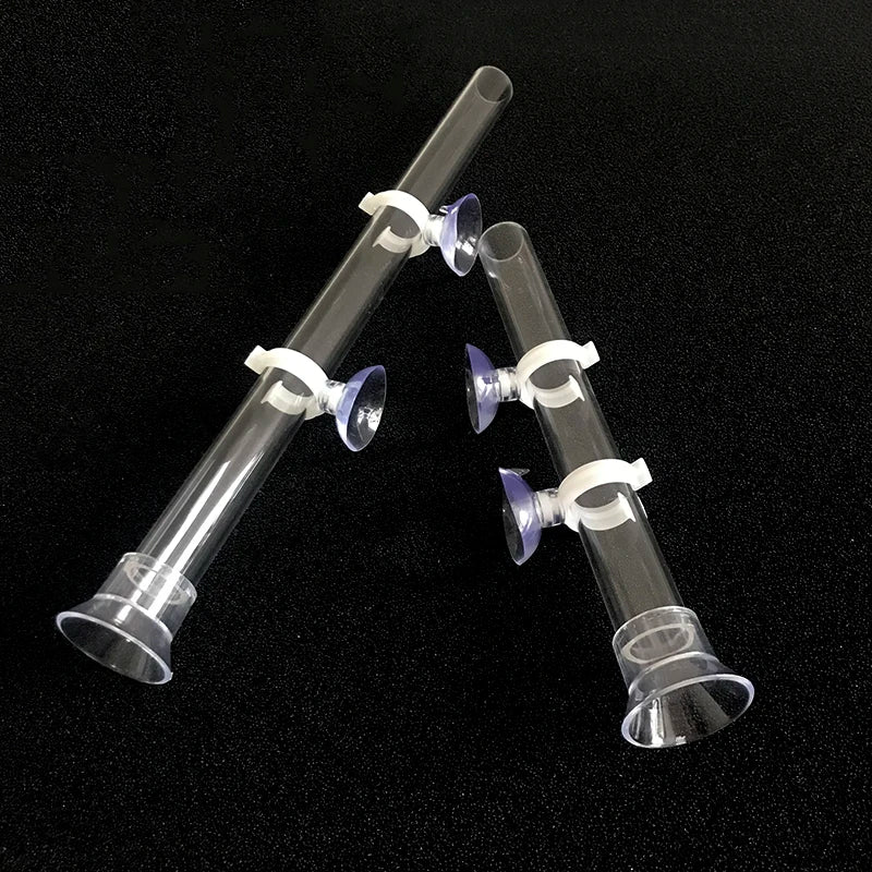 Acrylic Aquarium Feeder Tube Dish Transparent Fish Tank Shrimp Snail Shrimp Food Feeder Bowl Aquarium Feeding Accessories