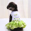 Cute Lace Princess Dog Tutu With Bow - Red, Yellow, Green