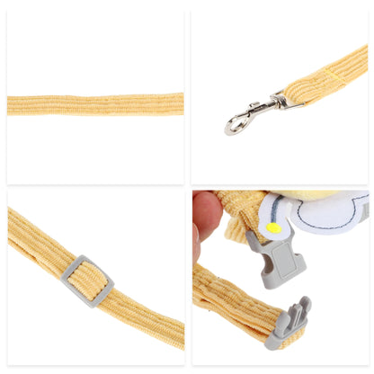 UXCELL 1 Set Cat Harness and Leash Set Cats Escape Proof Kitten Harness Small Yellow