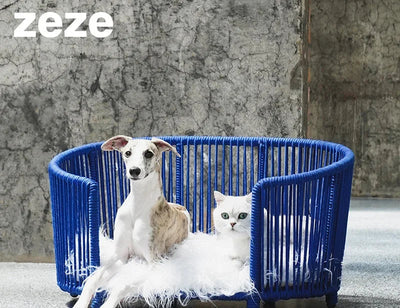 Zeze rope kennels universal in all seasons removable and washable cat litter dog bed small dog cute pet winter warm cat litter