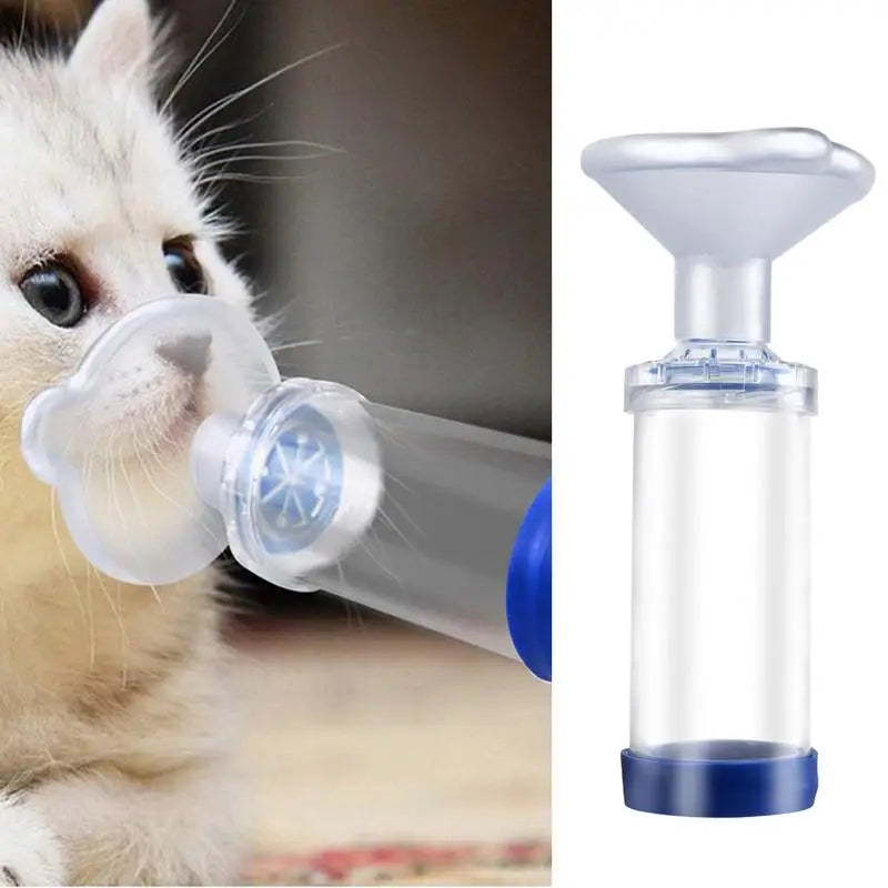 Cat Dog Inhaler Spacer Free-space Spacer For Dog/Cat Aerosol Inhaler To Support Breathing In Cats With Asthma Veterinary Tool