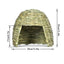 Grass House for Rabbits Folding Beds Guinea Pig Hideouts Small Animal Play Hideaway Bed Habitat Decor Pet Hay Bed Playhouse