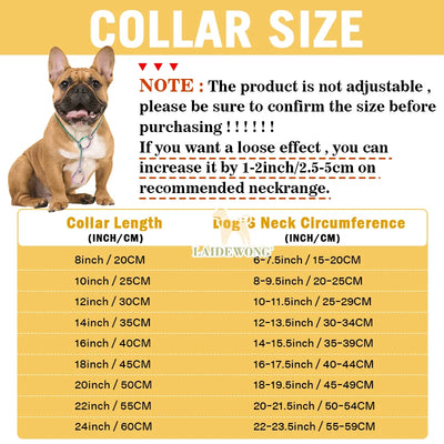Gold Dog Chain Collar Walking Chain Diamond Necklace, 20MM Cuban Link Chains Jewelry with Thorn Design,for Small Midium Dogs Cat