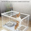 Dog Cage Alice Dog Cage Medium and Small Dog Shiba Inu Bulldog Pet Kennel Fence Indoor Fence