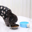 Pet Bowl Can Hang Stationary Dog Cage Bowls Stainless Steel Dog Cat Hanging Bowls Feeding Container for Small Dogs Accessorie