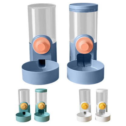 1000ml Pet Rabbit Feeder Automatic Pet Food Water Dispenser Large Capacity Bunny Feeder Pet Cage Food Water Bowl For Puppy Cat