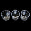 Acrylic Aquarium Feeder Fish Tank Mini Crystal Glass Pot Polka Water Potted Aquatic Planting Cylinder Cup Aquarium Plants Decor