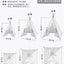 NK0 Internet celebrity ins pet tent teddy kennel corgi dog bed cat litter four seasons medium and small dog semi-closed removabl