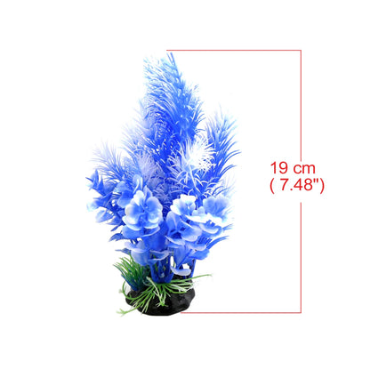 UXCELL Aquarium Artificial Plants Underwater Plastic Water Grass Aquatic Leaves Decoration For Fish Tank Ornament Accessories