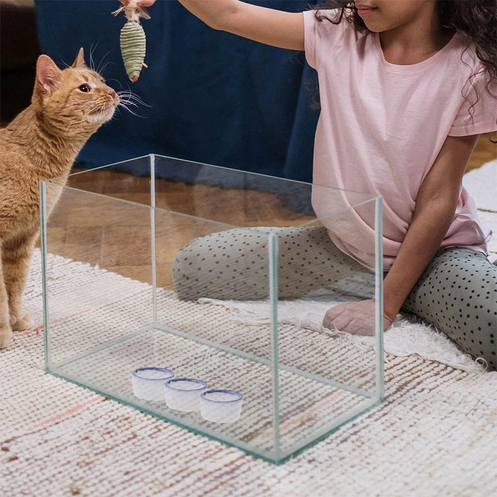 24 Pcs Reptile Water Dish Terrarium Bowl Mini Food Crawler Feeding Sink Lizard Lizard Lizard Pet Water Bowl Drinking Container