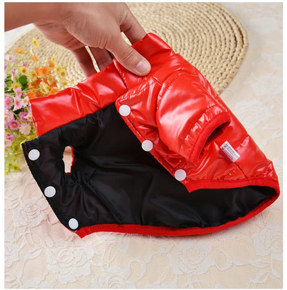 Waterproof Jacket for Small Dog Clothes for York Coat for Little Dog Hoodie for Chihuahua, Pet Products Dog Leash Winter