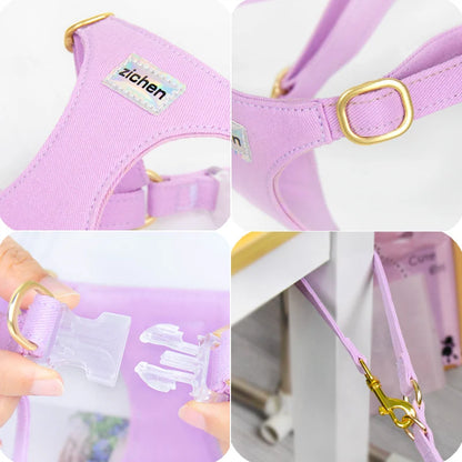 Durable Escape Proof Cat harness and leash Set, Adjustable Harness for Kitten Puppy Small Medium Large Cats Pet Accessories