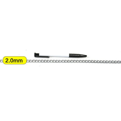 Heavy Duty Metal Chain Dog Leash Strong Control Chrome Plating Chain Outdoor Pet Puppy Traction Rope Anti Bite Iron Doggy Leash